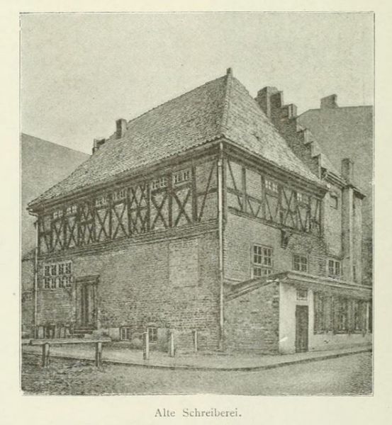 Rostock. 329 Alte Schreiberei