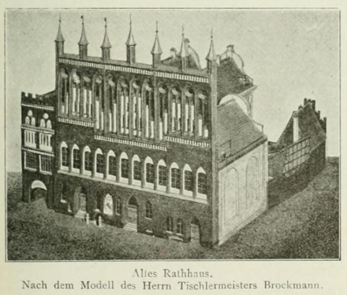 Rostock. 332 Altes Rathaus