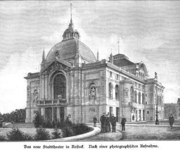 Rostock, Das neue Stadttheater