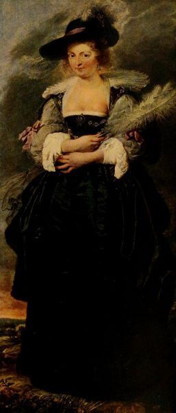 Des Künstlers zweite Frau Helene Fourment. Um 1631. Petersburg, Eremitage