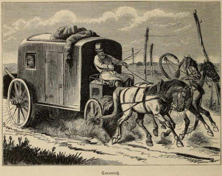 Tarantaß - Russlands Postkutsche
