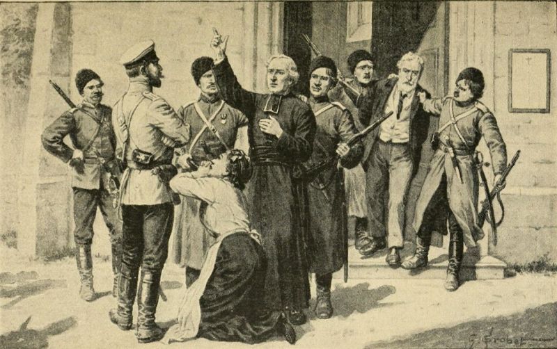Gefangennahme von Zivilisten 1913