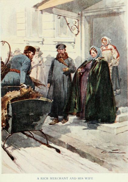 Moskau - Ein reicher Händler mit seiner Frau