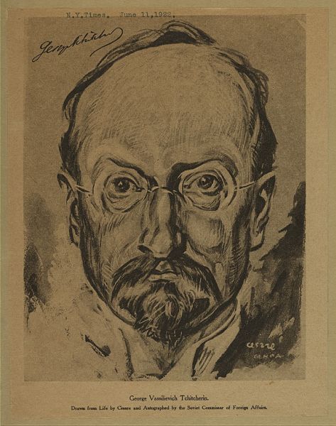 George V.  Tchitcherin 1872-1936