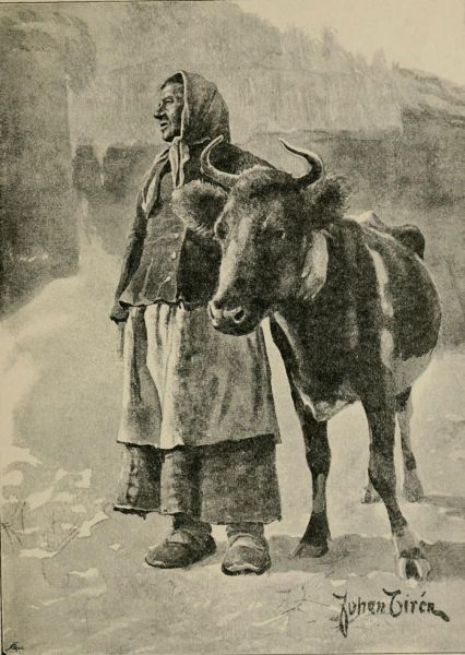 Russische Bäuerin