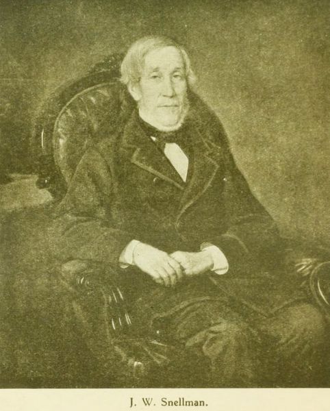 J. W. Snellmann (1806-1881), finnischer Journalist und Staatsmann
