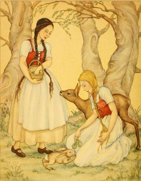 Aber kein Tier tat ihnen etwas zuleid, sondern sie kamen vertraulich herbei. 