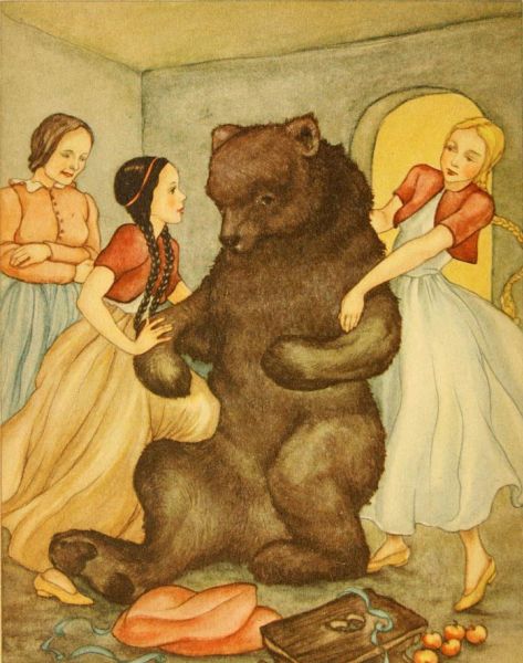 Nicht lange, so wurden sie ganz vertraut und trieben Mutwillen mit dem unbeholfenen Gast. 