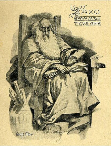 Saxo Grammaticus (1140-1220) dänischer Mönch und Geschichtsschreiber