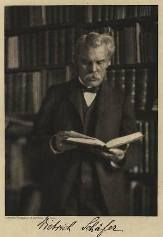 Schäfer, Dietrich Dr. (1845-1929) deutscher Professor der Geschichte, Historiker