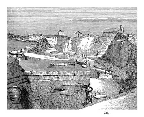 Nr. 05 Ausgrabung unter dem Tempel der Pallas Athene.