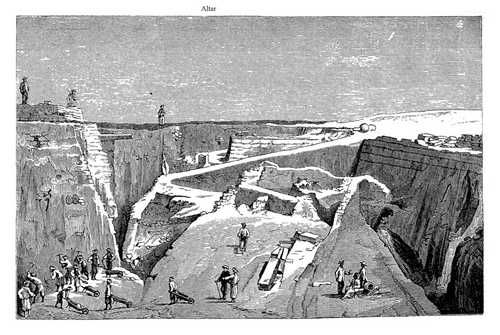 Nr. 07 Unterhalb des Athene-Tempels entdeckte Häuser.