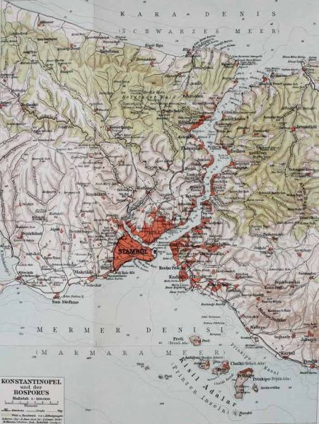 Konstantinopel und Bosporus