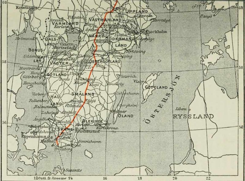 04 Süd-Schweden. Landkarte