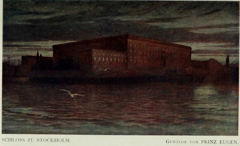 05 Schloss zu Stockholm. Gemälde von Prinz Eugen.