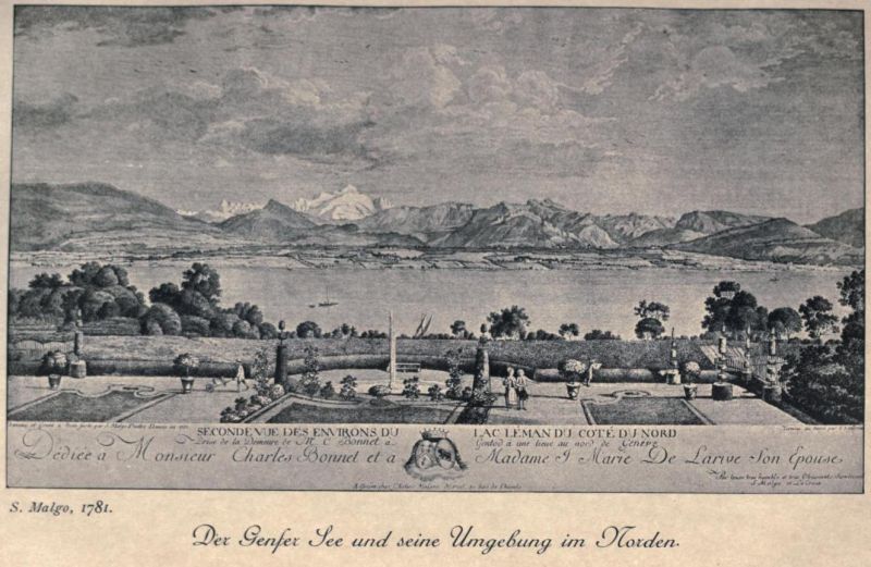 Genfer See und seine Umgebung im Norden 1780
