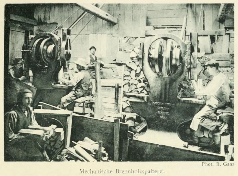 Brennholzspalterei