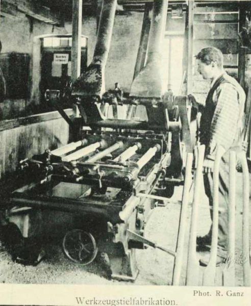 Werkzeugstielfabrikation