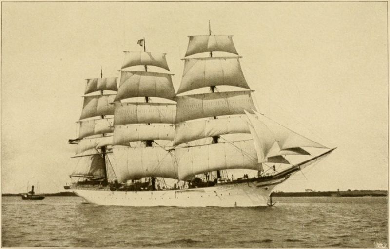 Abbildung 15. Vollschiff „Großherzogin Elisabeth“ des Deutschen Schulschiffvereins.