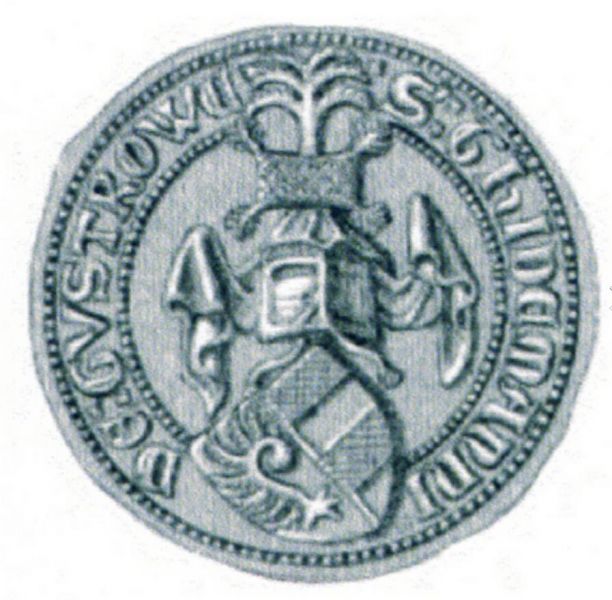 Siegel des Tidemann von Güstrow um 1347
