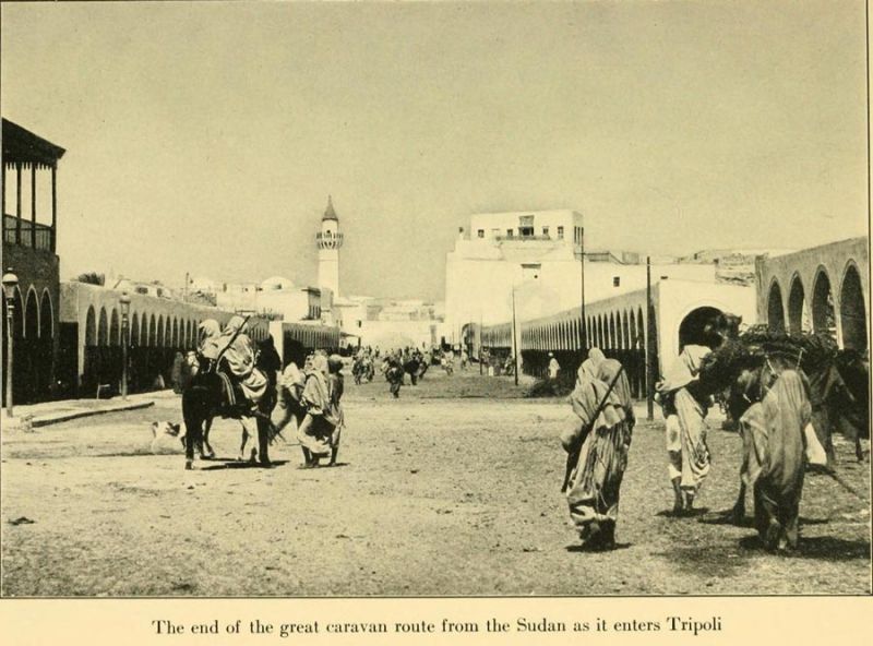 Blick auf Tunis, am Ende der Karawanenstraße.