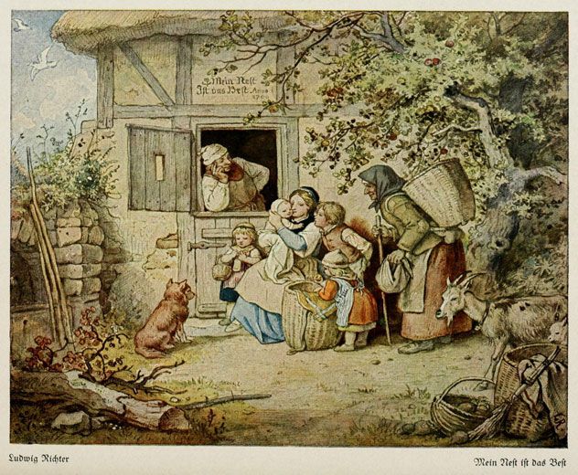 Illustration mit einem deutschen Sprichwort
