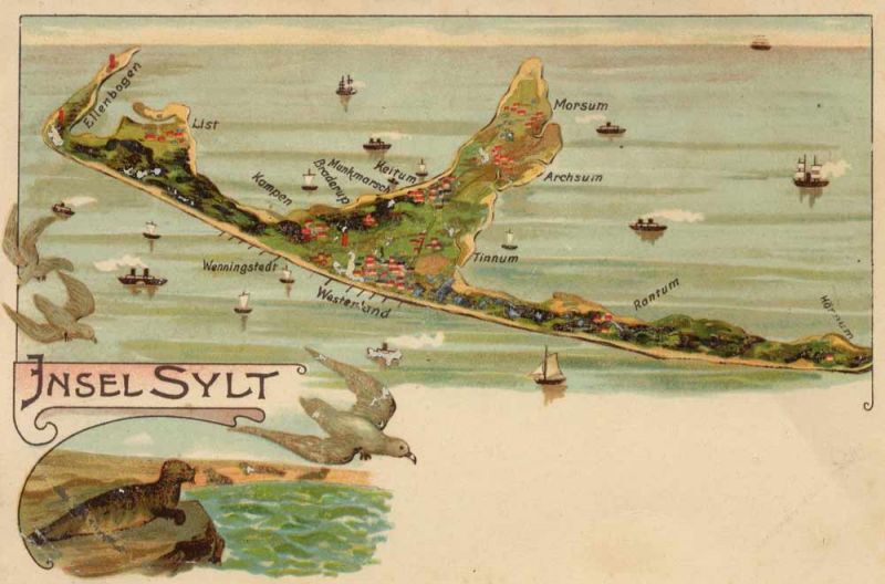 Sylt - Insel aus der Vogelperspektive