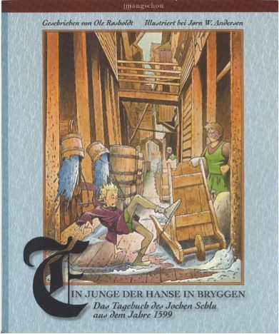 Titelblatt des Tagebuchs über Jochen Schlu in Bryggen/Bergen von Ole Roesholdt