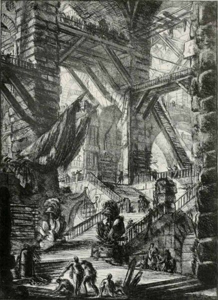 040 Kerker. Mitte des 18. Jahrhunderts. Piranesi, Giovanni