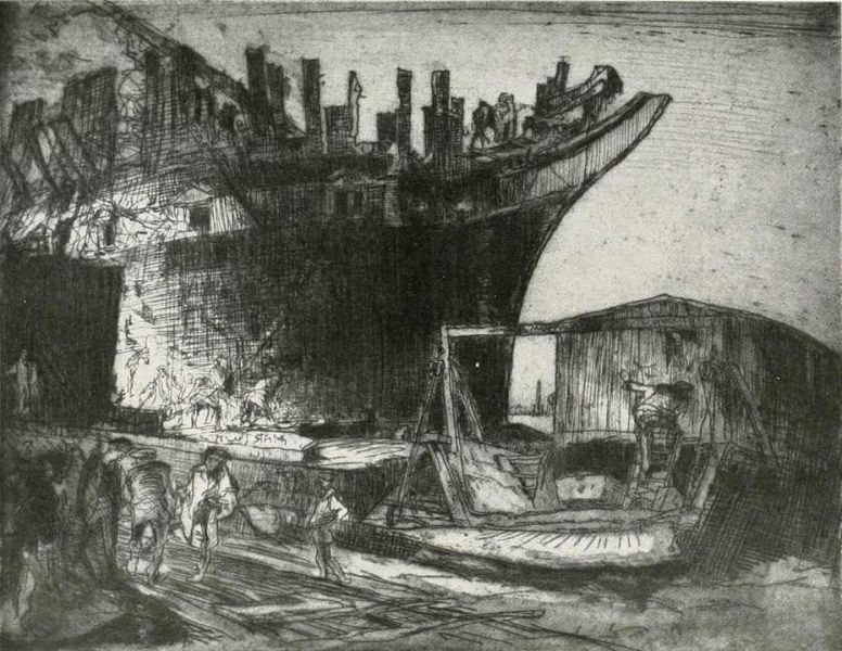 070 Werft. Brangwyn, Frank