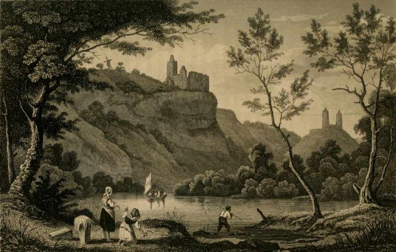12 Die Rudelsburg und die Saale