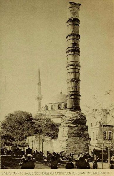 008. Verbrannte Säule (Dschemberli Tasch) von Konstantin d. Großen errichtet