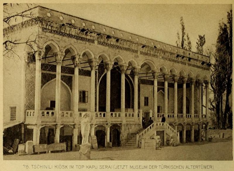 076. Tschinili Kiösk im Pop Kapu Serai (jetzt Museum der türkischen Altertümer)