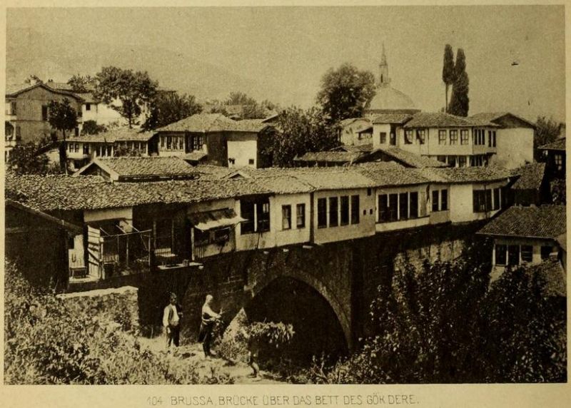 104. Brussa. Brücke über das Bett des Gök Dere