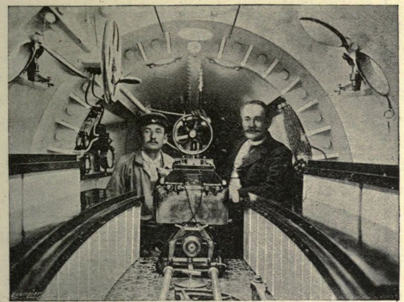 Fig. 10 Im Innern der „Goubet“