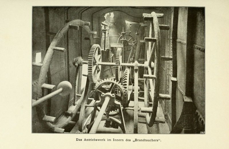 Fig. 02 Das Antriebswerk im Innern des „Brandtauchers“