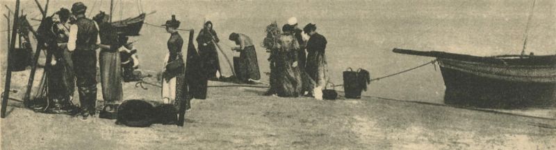 Ostseebad Ahlbeck, Fischverkauf am Strand