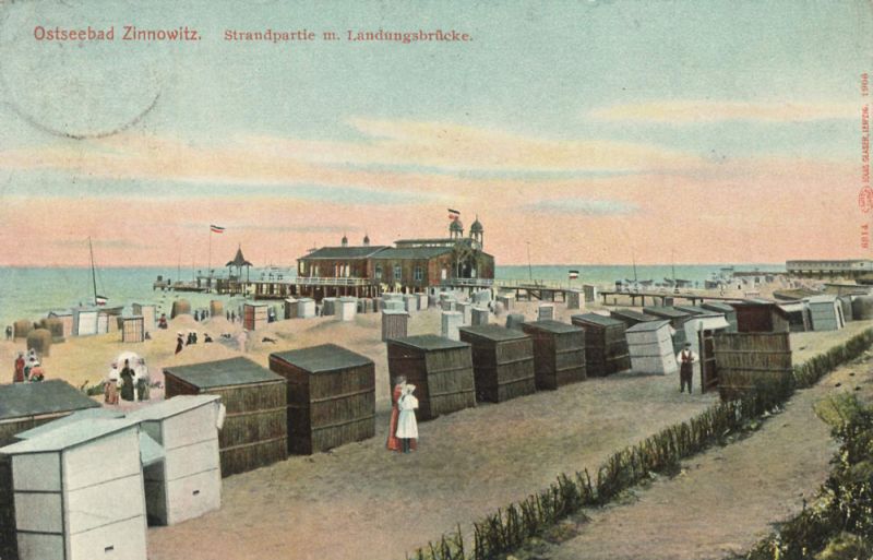 Ostseebad Zinnowitz, Strandblick und Seebrücke