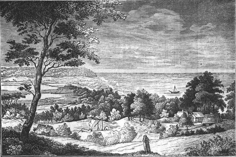 Ostseebad Heringsdorf, Holzschnitt 1839