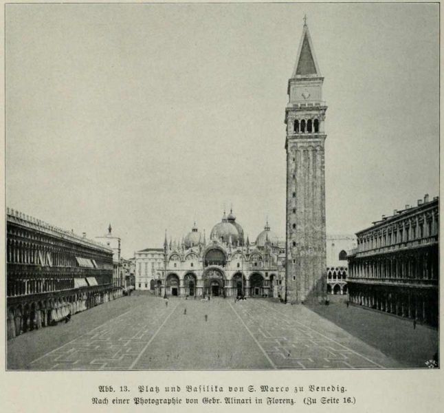013 Platz und Basilika von S. Marco zu Venedig