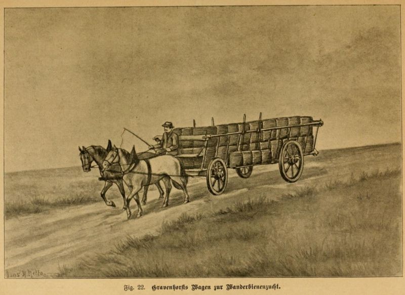 Wagen zur Bienenzucht