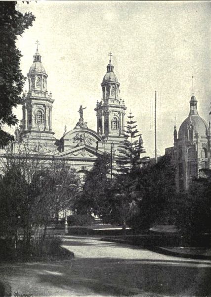 Die Kathedrale von Santiago de Chile
