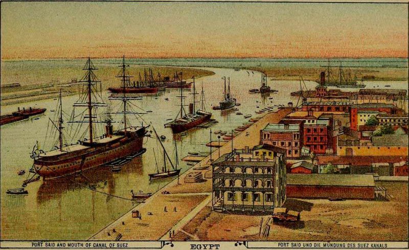 Port Said und Suezkanal