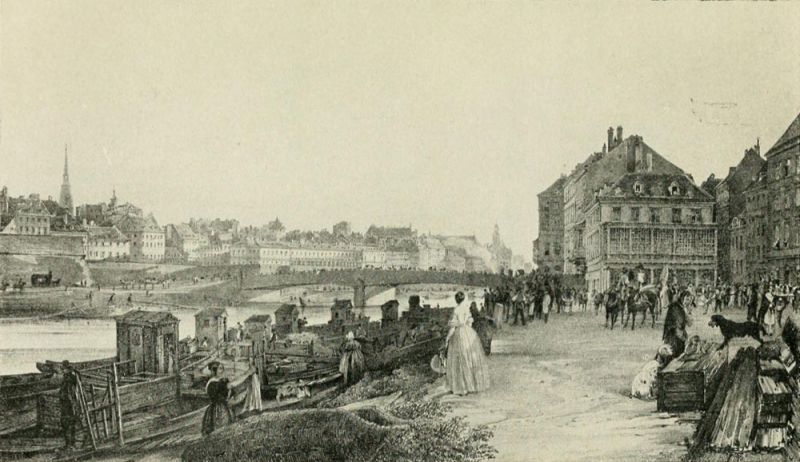 Ferdinandsbrücke und Rothethurmbastei.