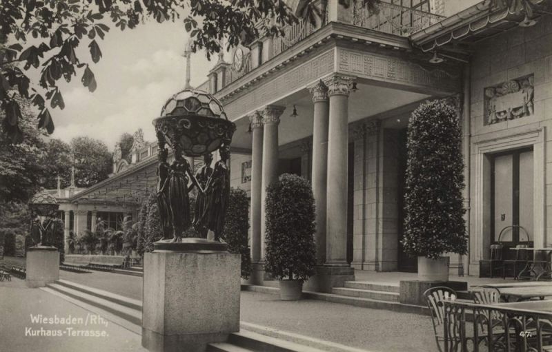 Wiesbaden - Kurhaus-Terrasse
