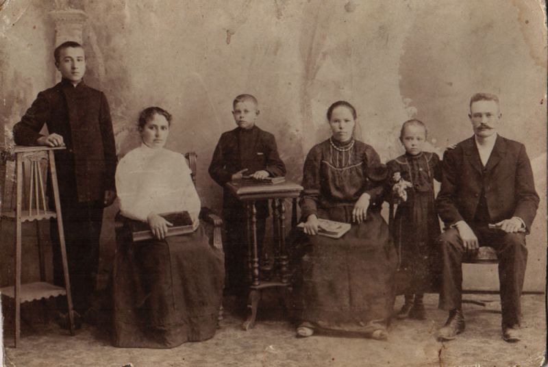 Wilhelm Minor und Familie um 1910