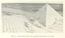 Abb. 3. Gräberfeld hinter der großen Pyramide von Gize
