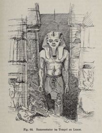 064 Ramsesstatue im Tempel zu Luxor
