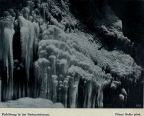 Eisbildung in der Partnachklamm, Albert Halbe phot.