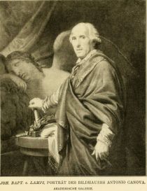 Lampi d. Ä., Porträt des Bildhauers Canova 
